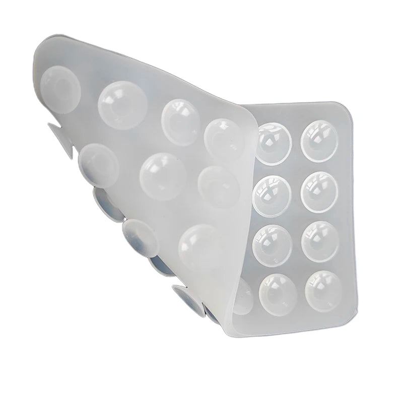 Prevents your phone from slipping or falling. Strong hold on most surfaces—no glue, no mess