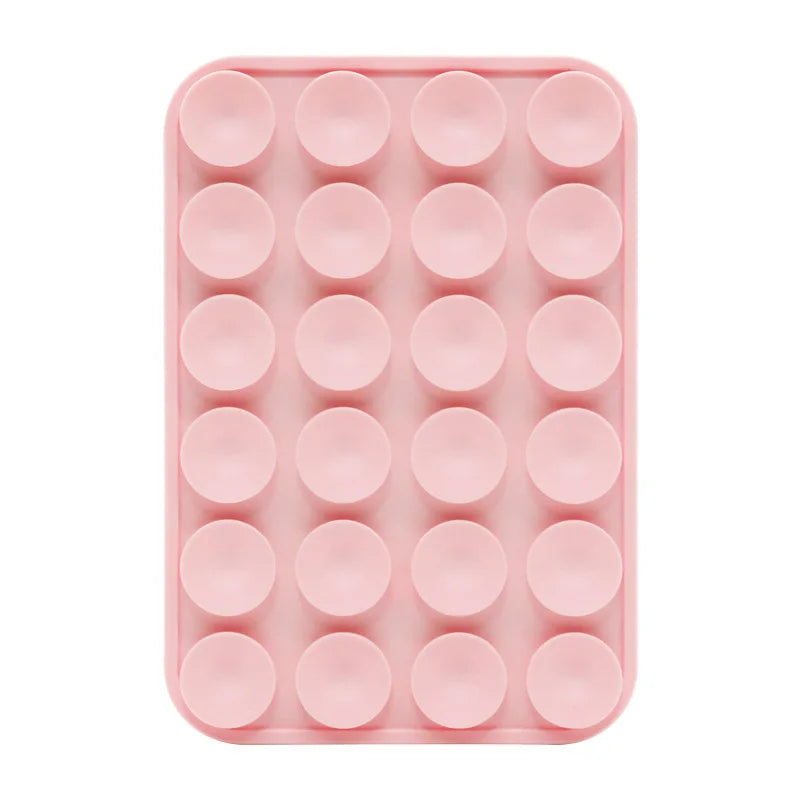 Double Side Silicone Suction Pad For Mobile Phone Fixture Suction Cup Backed Adhesive Silicone Rubber Sucker Pad For Fixing Tool
