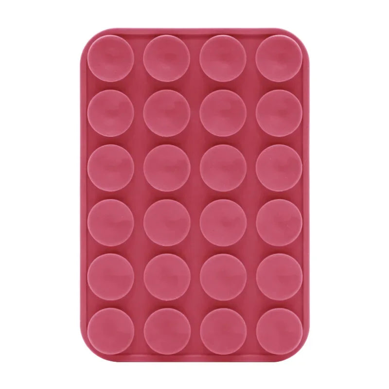 Double Side Silicone Suction Pad For Mobile Phone Fixture Suction Cup Backed Adhesive Silicone Rubber Sucker Pad For Fixing Tool