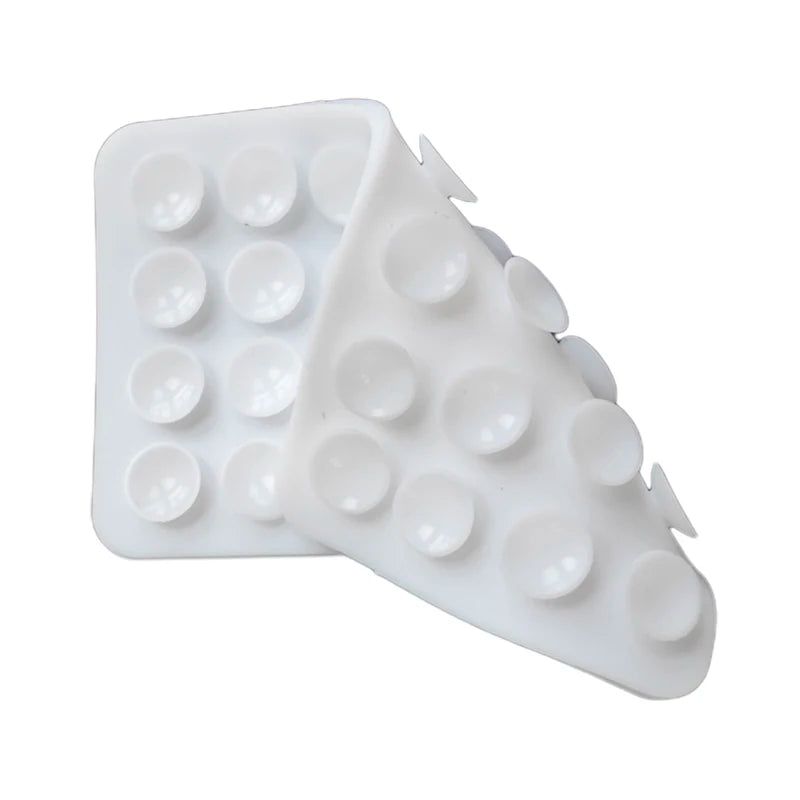 Prevents your phone from slipping or falling. Strong hold on most surfaces—no glue, no mess