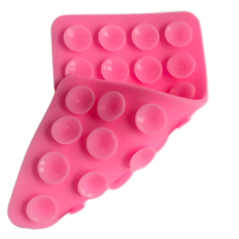 Prevents your phone from slipping or falling. Strong hold on most surfaces—no glue, no mess