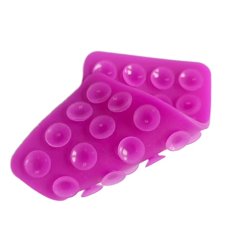 Prevents your phone from slipping or falling. Strong hold on most surfaces—no glue, no mess