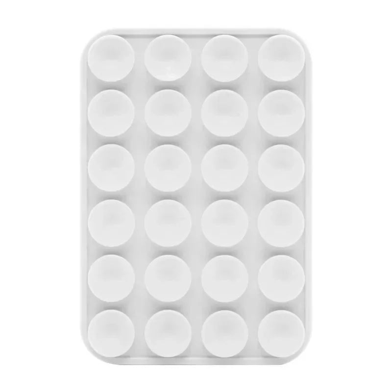 Double Side Silicone Suction Pad For Mobile Phone Fixture Suction Cup Backed Adhesive Silicone Rubber Sucker Pad For Fixing Tool