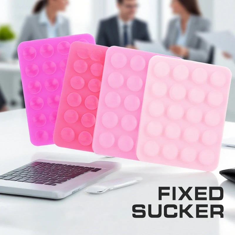 Prevents your phone from slipping or falling. Strong hold on most surfaces—no glue, no mess