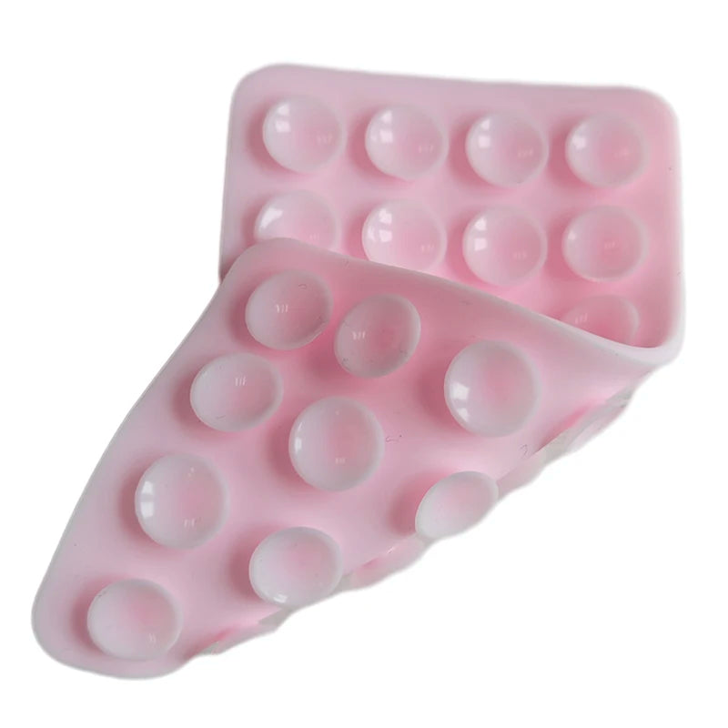 Prevents your phone from slipping or falling. Strong hold on most surfaces—no glue, no mess